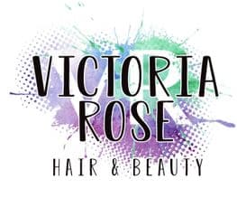 Victoria Rose Salon logo and branding